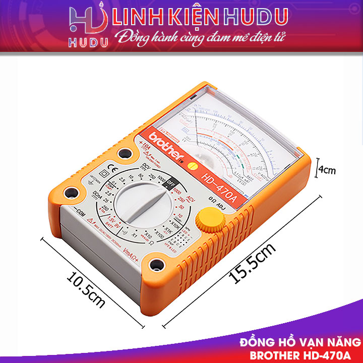 Đồng hồ vạn năng kim HD-470A