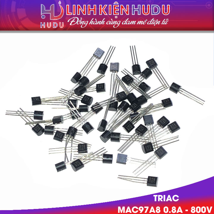 TRIAC CẮM MAC97A8 97A8 TO-92 0.8A 800V
