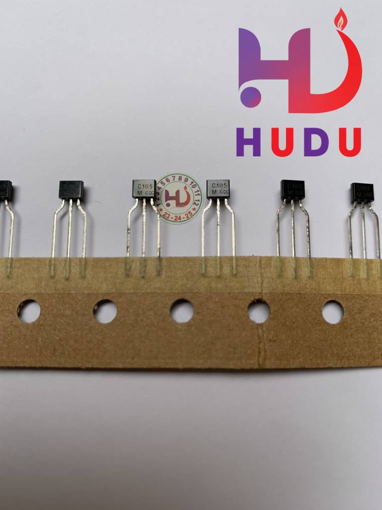 Linh kiện Hudu cung cấp C105 KRC105 (CẮM) Digital Transistor Cắm Tran ngược Mới Chính Hãng 100% đảm bảo chất lượng tốt