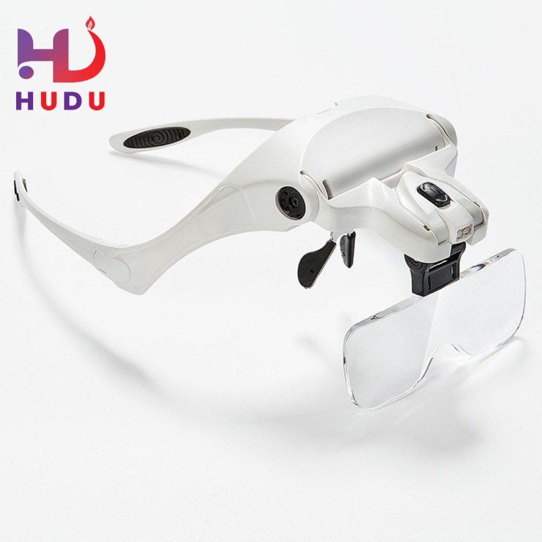 Linh kiện điện tử Hudu cung cấp bộ kính lúp đội đầu đảm bảo chất lượng tốt