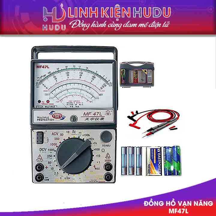 Linh kiện điện tử Hudu cung cấp đồng hồ đo điện đảm bảo chất lượng tốt
