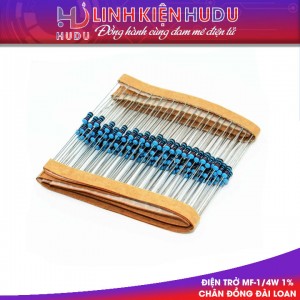 Điện trở 300 Ohm MF-1/4W 1% chân đồng Đài Loan