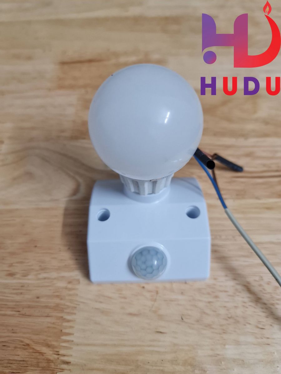 Linh kiện Hudu cung cấp đui đèn cảm biến chuyển động hồng ngoại đảm bảo chất lượng tốt