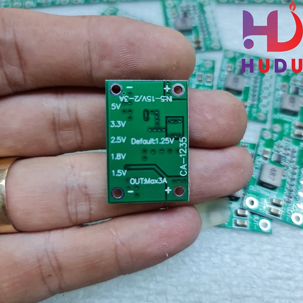 Linh kiện điện tử Hudu cung cấp mạch hạ áp vào 5V-15V ra 1.5V-1.8V-2.5V-3.3V-5V đảm bảo chất lượng tốt