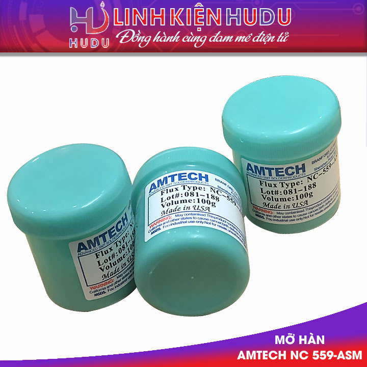 Mỡ hàn Amtech được sử dụng phổ biến trong ngành công nghiệp điện tử