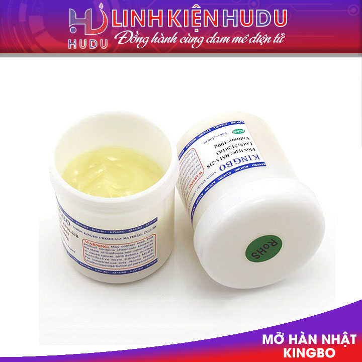 Mỡ hàn Kingbo không mùi, bớt độc hại cho người dùng