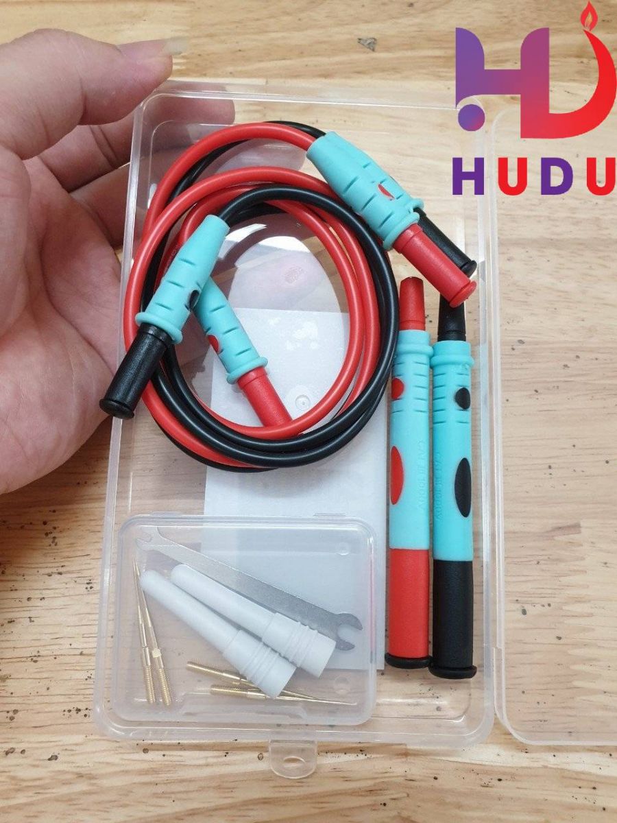 Linh kiện điện tử Hudu cung cấp que đo siêu nhọn dây chống cháy 1,2m đảm bảo chất lượng tốt