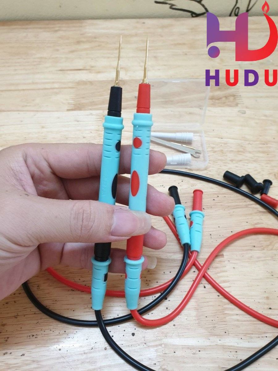 Linh kiện điện tử Hudu cung cấp que đo siêu nhọn dây chống cháy 0,8m đảm bảo chất lượng tốt