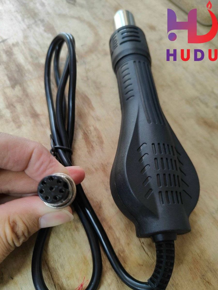 Linh kiện điện tử Hudu cung cấp tay khò từ 8 dây có rắc cắm đảm bảo chất lượng tốt