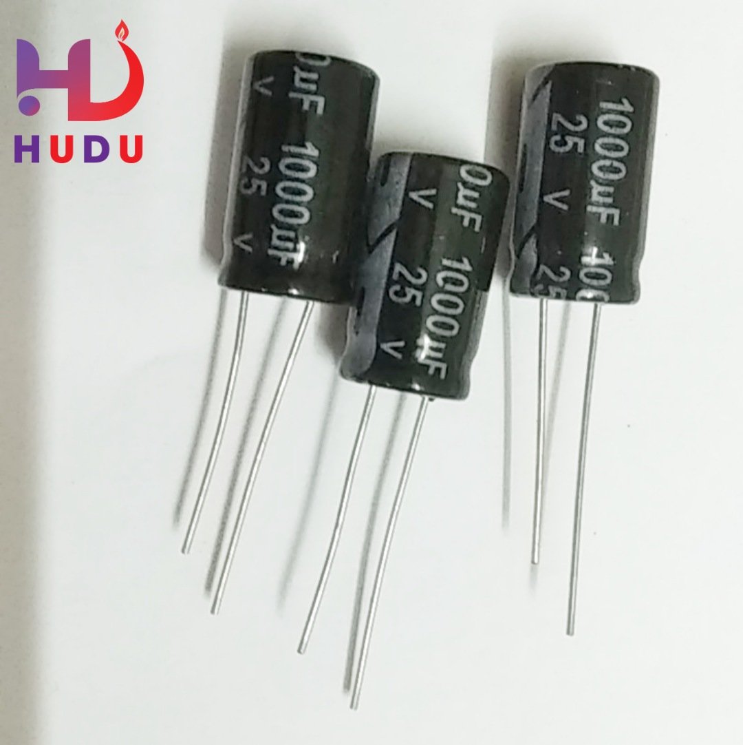 Linh kiện điện tử Hudu cung cấp tụ 25V - 1000UF [ 10*17mm ] đảm bảo chất lượng tốt