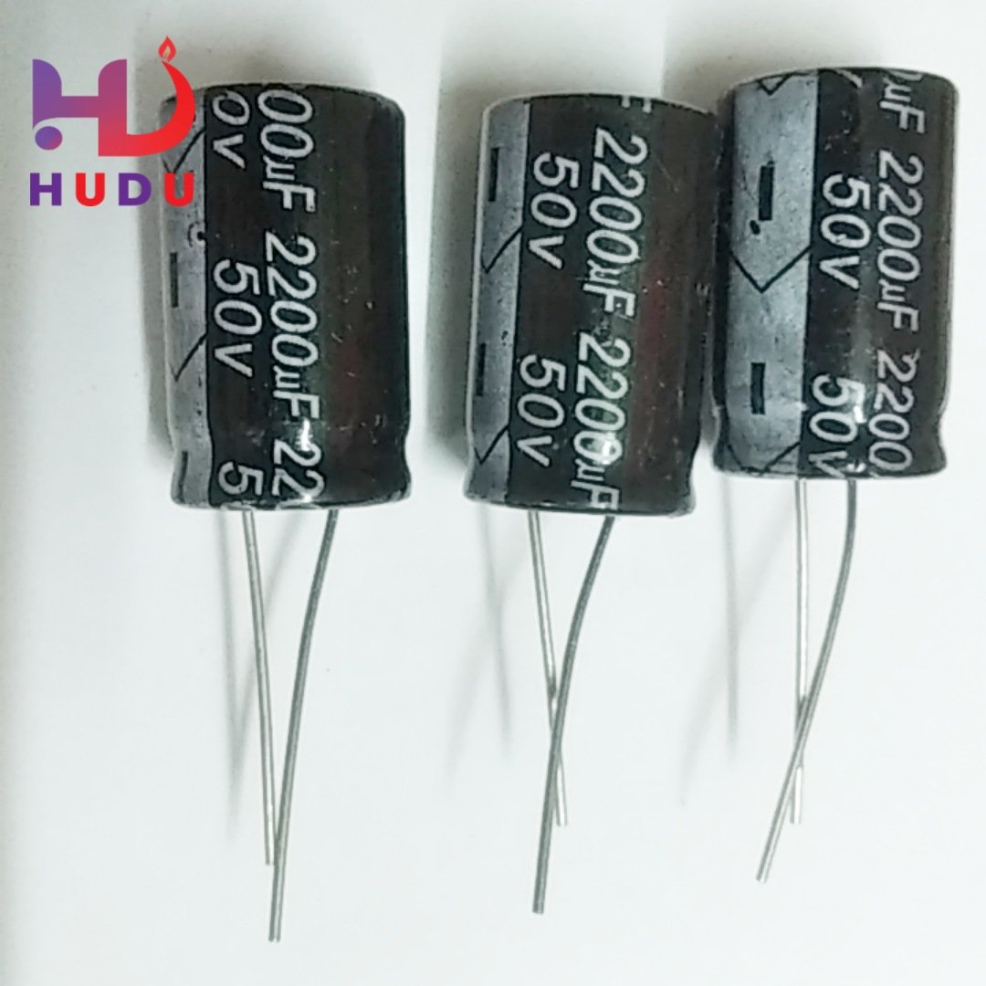 Linh kiện điện tử Hudu cung cấp tụ 50V - 2200UF [ 16*25mm ] đảm bảo chất lượng tốt